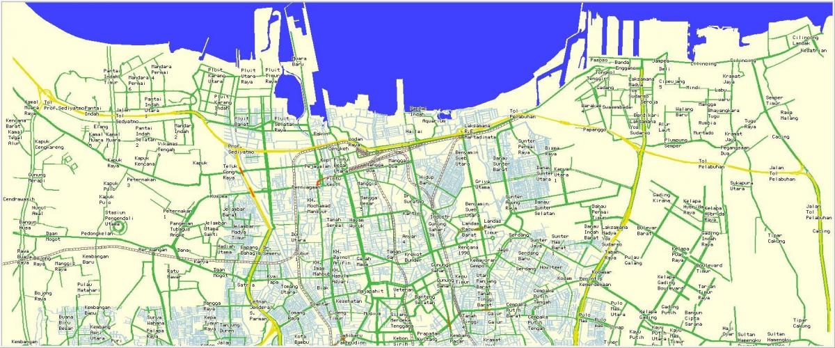 mapa ipar Jakarta