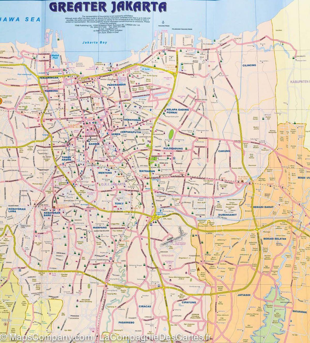 mapa Jakarta kalean