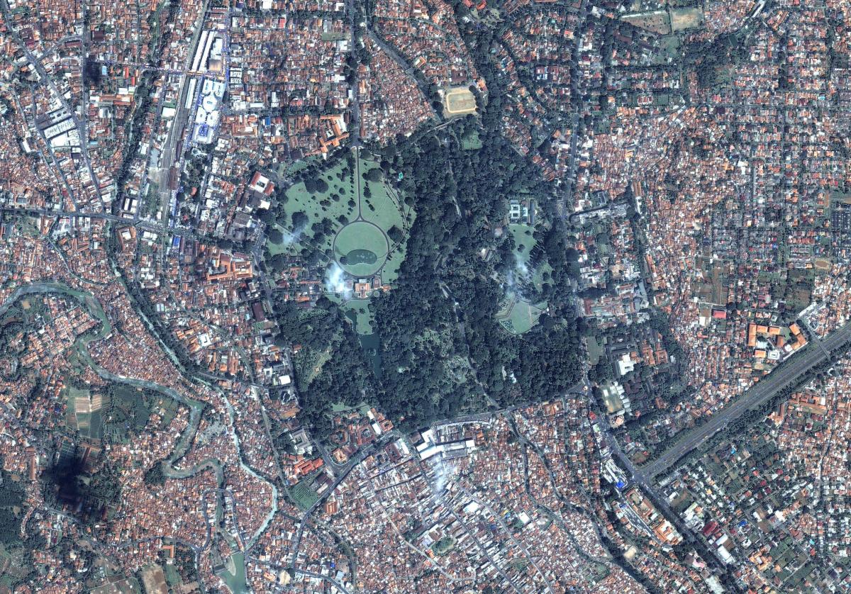 mapa satelite Jakarta