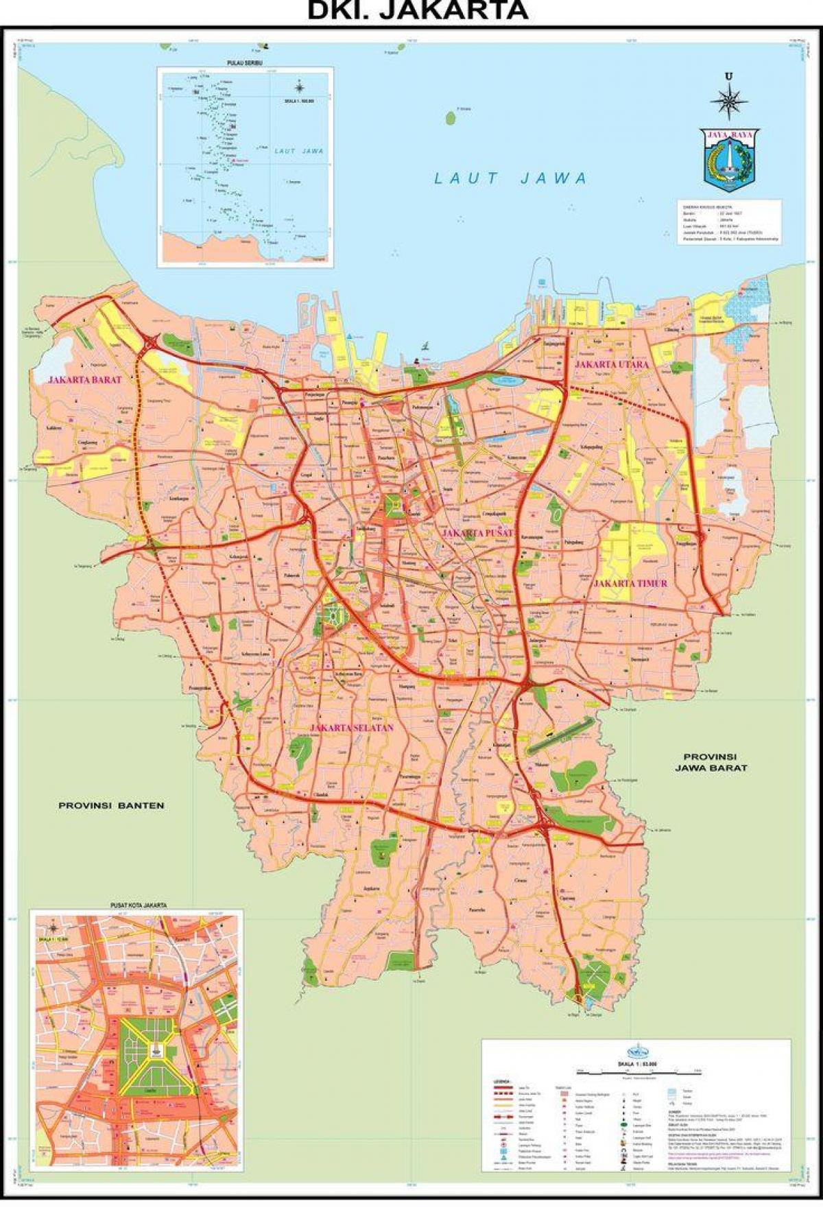 mapa Jakarta zaharrean