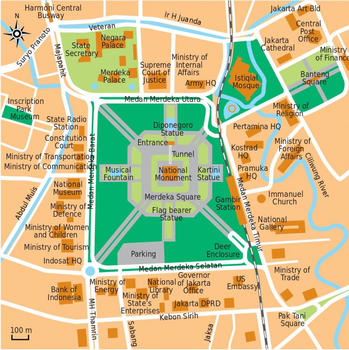 mapa bulego Jakarta