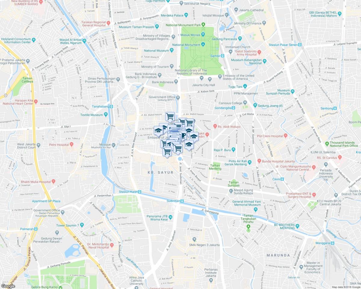 mapa thamrin Jakarta