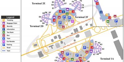 Soekarno hatta aireportuko terminal 2 mapa