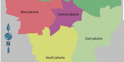 Mapa Jakarta auzoetan