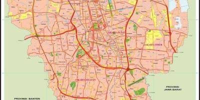 Mapa Jakarta zaharrean