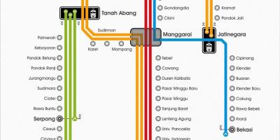 Mapa krl Jakarta